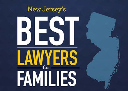 New Jersey best lawyer for families badge